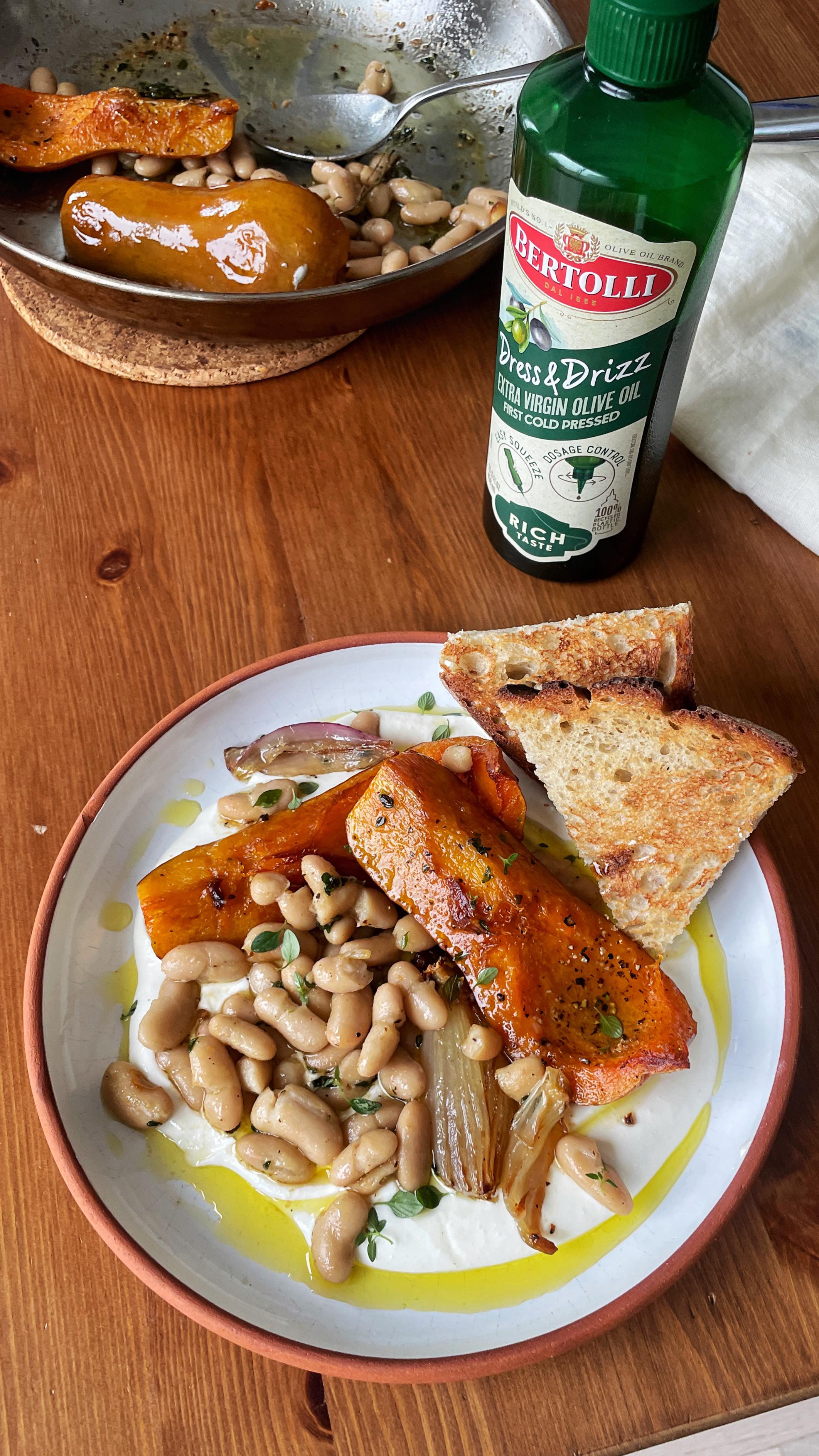 Instagram post by @lukasvolger for Bertolli. Caption reads: It may not yet be winter, but it is definitely....