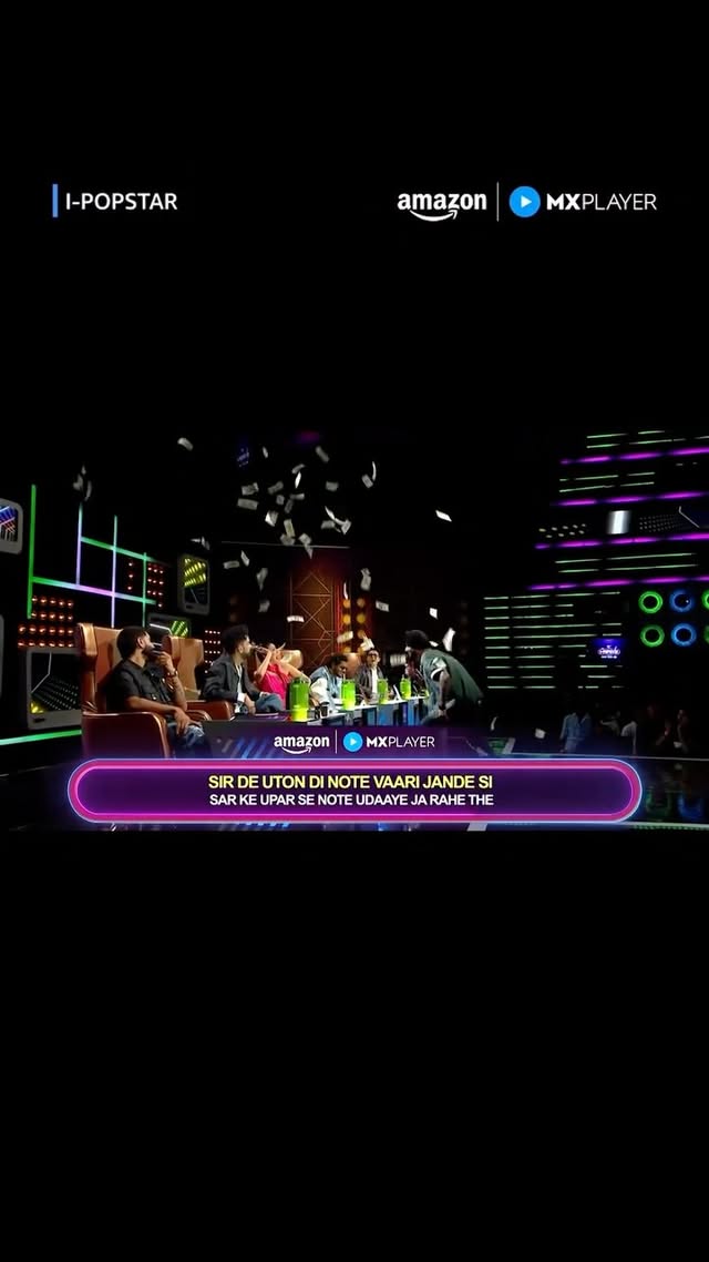 Instagram post by @ravneetsinghmusic for I-Popstar. Caption reads: [...] in collab with Mx player and I-Popstar....