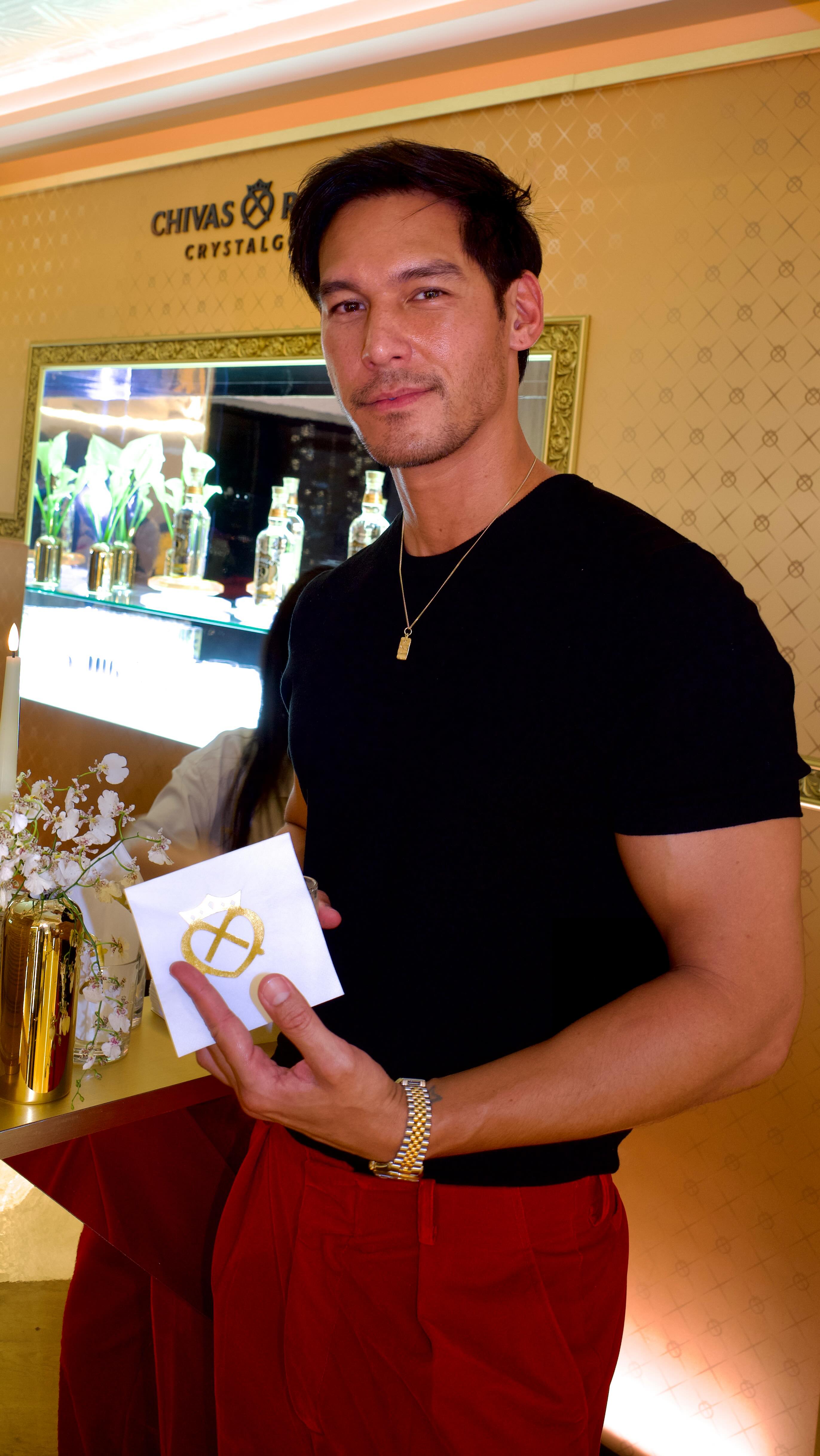 Instagram post by @richo_kyle for Chivas Regal. Caption reads: [...] night at exclusive launch of the....