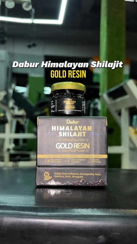 Instagram post by @fitnessboy_sonu for Dabur. Caption reads: [...] or stamina during your workouts? 💪....