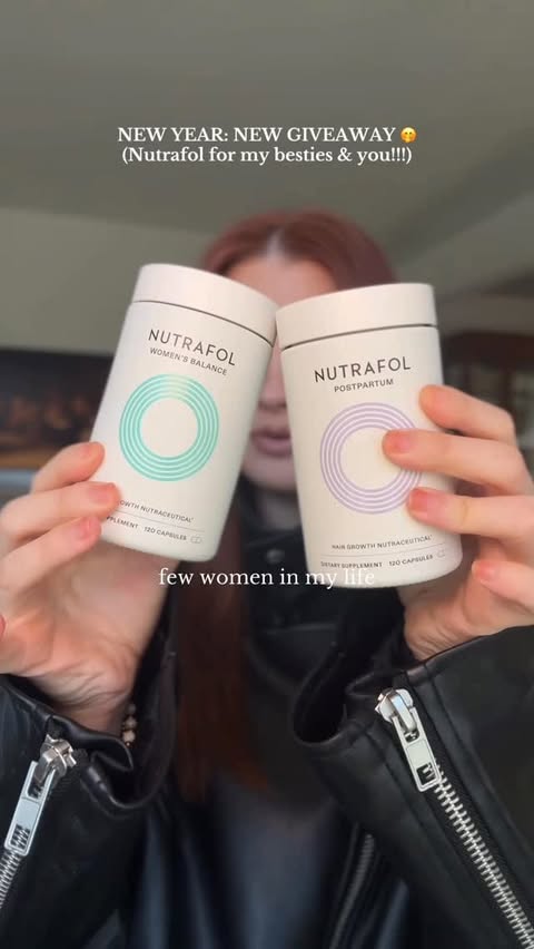 Instagram post by @_annabellehooper for Nutrafol. Caption reads: [...] to 3 of you, and it’s all thanks to....