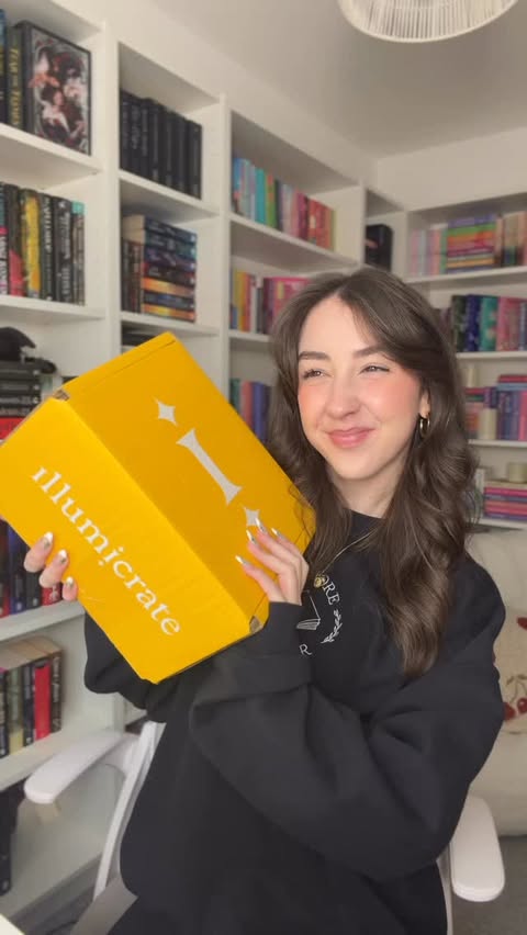 Instagram post by @ellencatherinebooks for Illumicrate. Caption reads: SPOILERS AHEAD - my december @illumicrate....