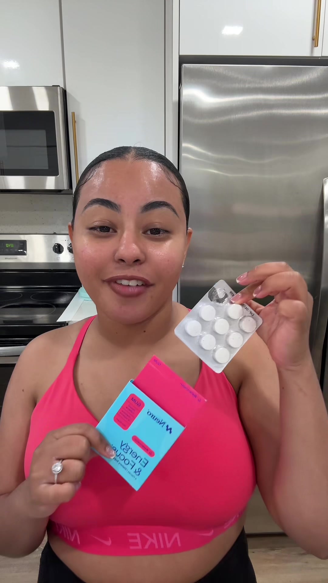 TikTok post by @_iamjackieeb for Neuro. Caption reads: This new flavor is worth the hype ✨ @Neuro Gum....
