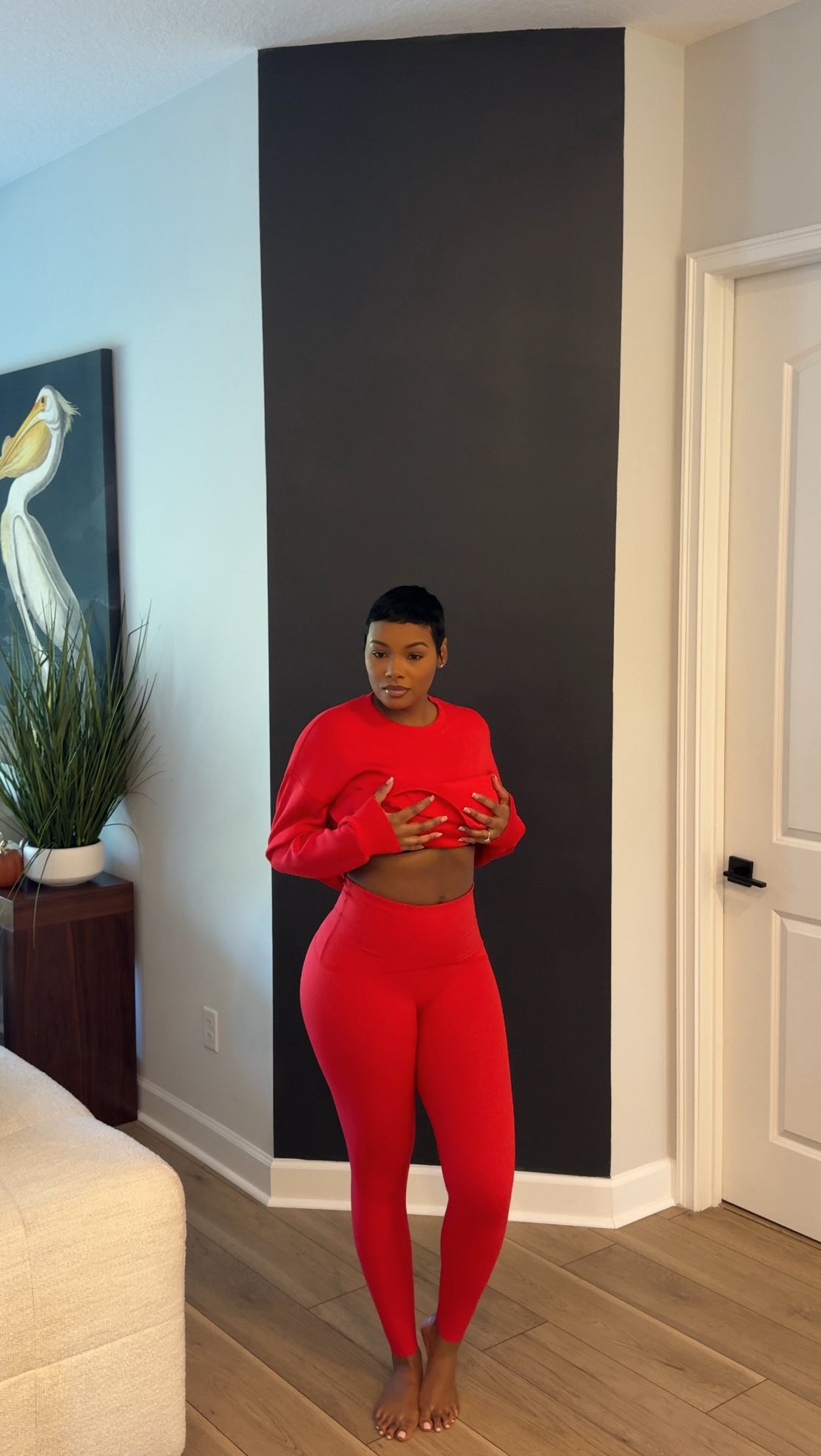 Instagram post by @skysherlimit for SPANX. Caption reads: Christmas came early this year thanks to @spanx....