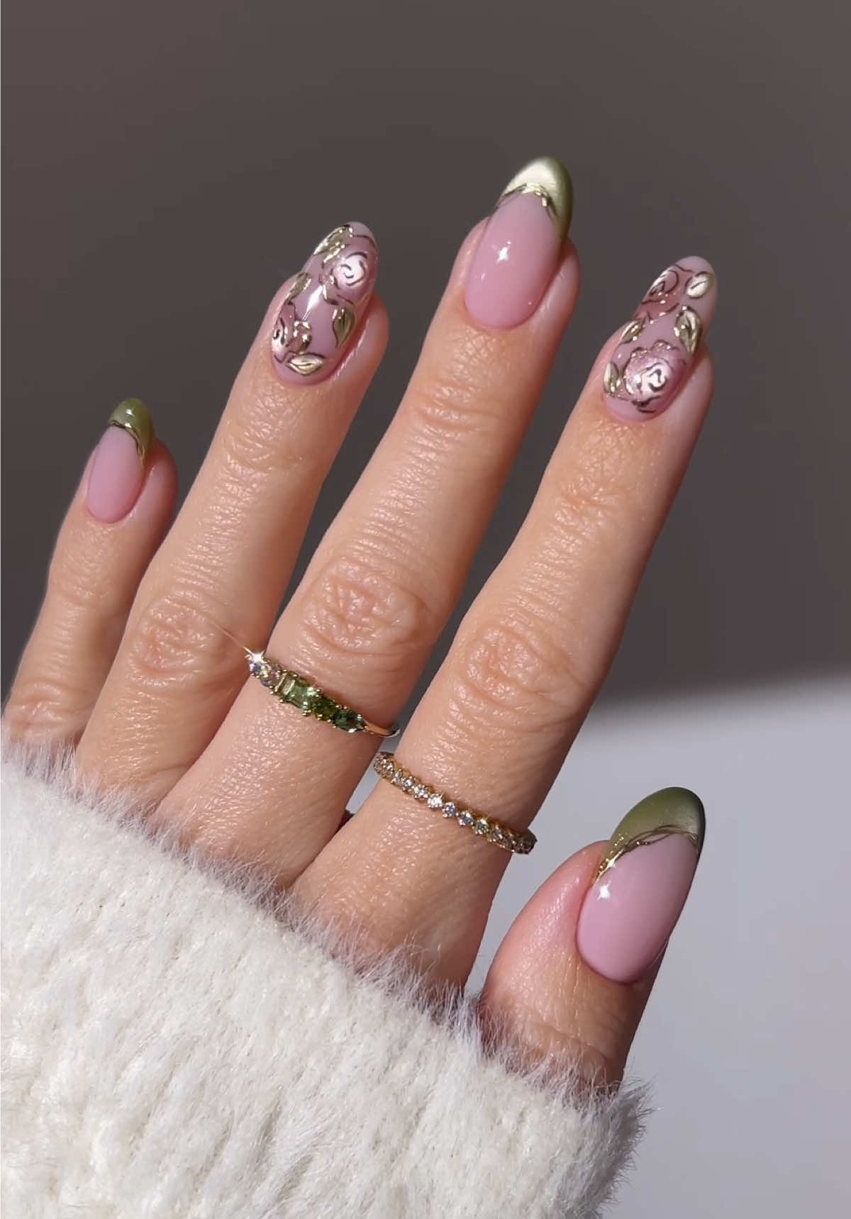 TikTok post by @heygreatnails for Apres Nail. Caption reads: [...] • Long Liner Brush #aprespartner #apresnail....