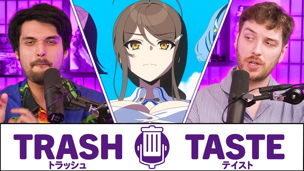 YouTube post by @TrashTaste for Vessi. Caption reads: This Anime Shouldn’t be Allowed on TV | Trash....