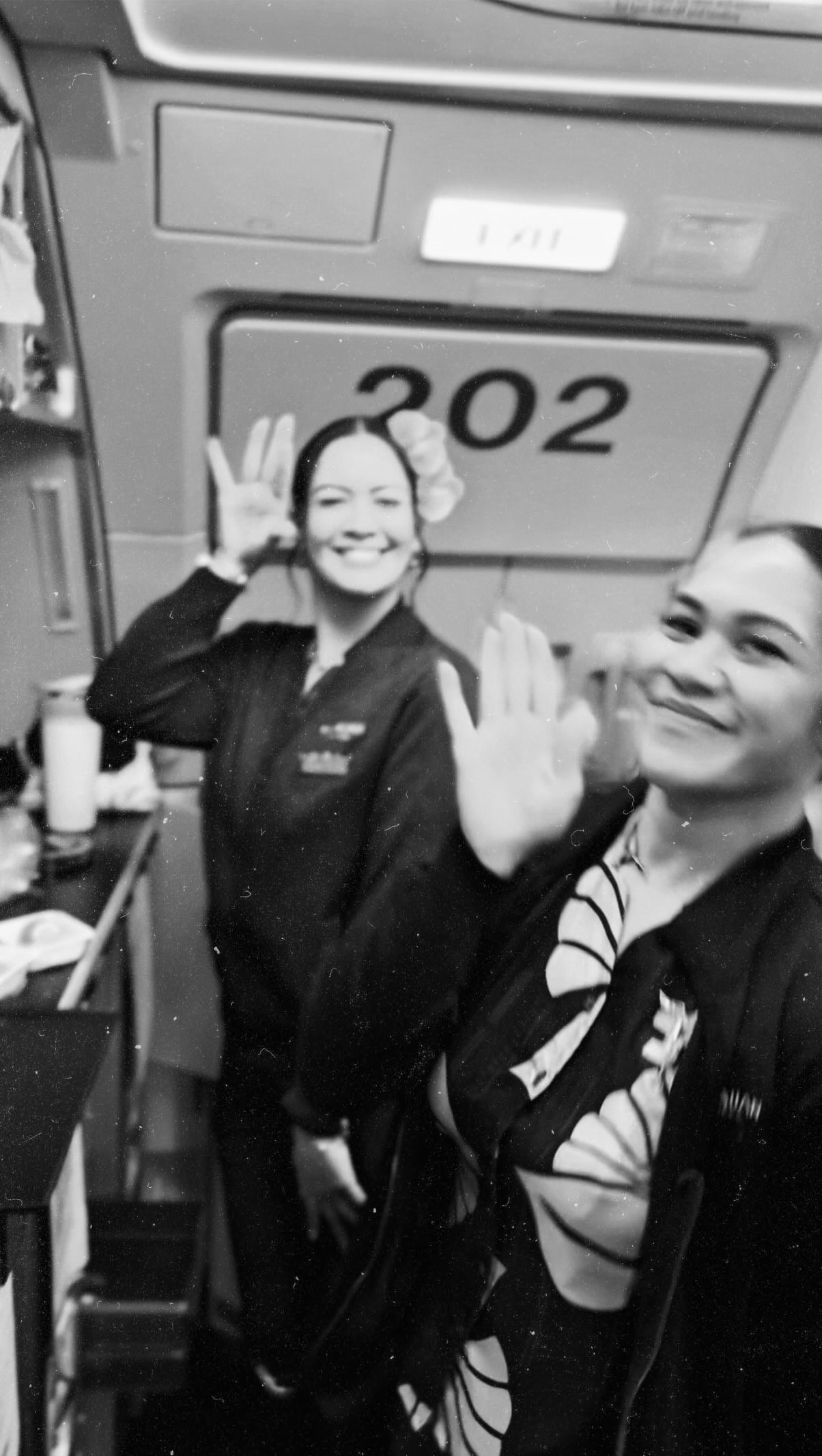 Instagram post by @maryjane.aladdin for Hawaiian Airlines. Caption reads: No one lights up the skies like a....