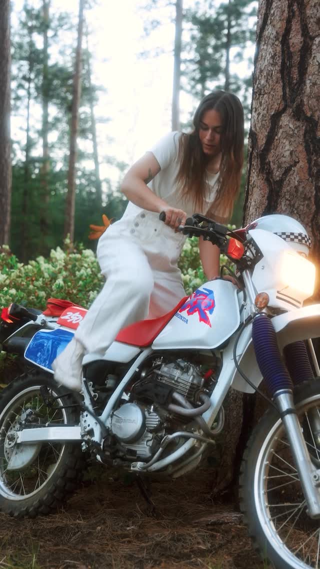 Instagram post by @alexandr_ford for Lucky Brand. Caption reads: When your bike won’t start after 50+ kicks but....