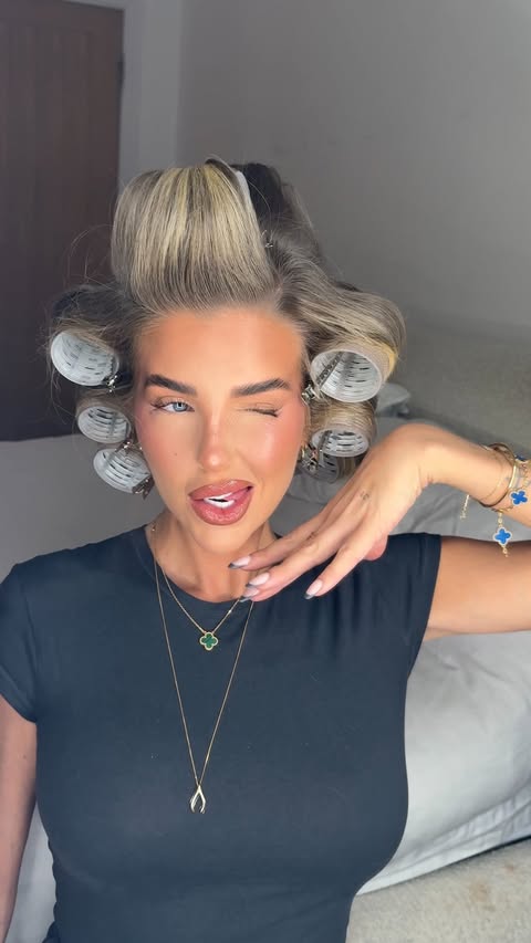 Instagram post by @enyadoherty1 for Beauty Works Hair Extensions. Caption reads: Favourite way to style my new shorter hair using....