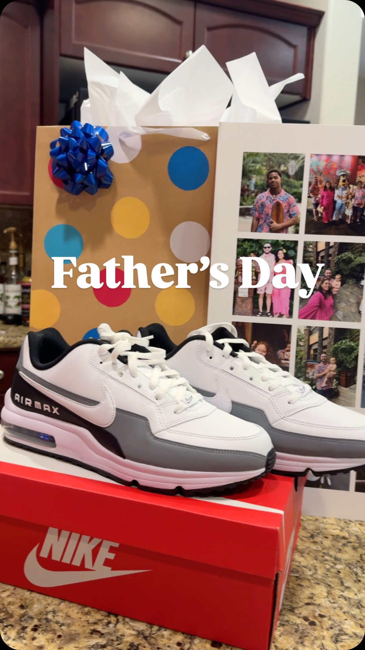 Instagram post by @reemonayy for Rack Room Shoes. Caption reads: Getting Father’s Day Ready with @myrackroomshoes |....