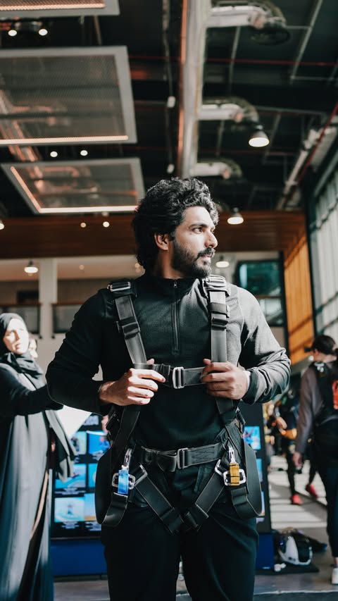 Instagram post by @theshafeeqsaalam_ for Visit Dubai. Caption reads: Ad for Dubai Tourism @visit.dubai you guys!....