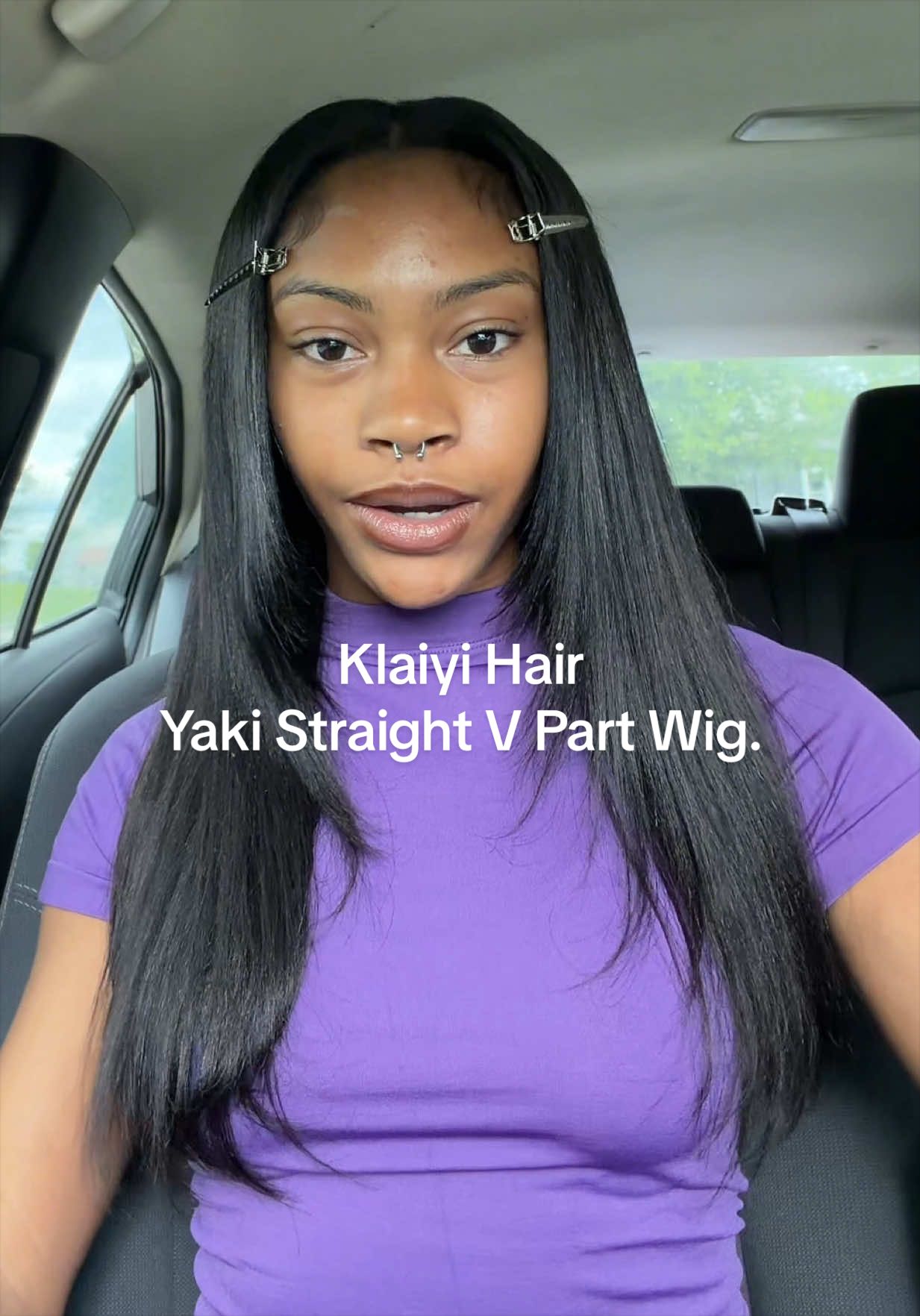TikTok post by @jairesemaj for Klaiyi Hair. Caption reads: [...] blending like my real hair. This Klaiyi Hair....