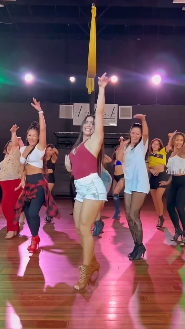 Instagram post by @zumba_instazumba for Lunalae. Caption reads: @kzheels 🌹with @zumba_instazumba....