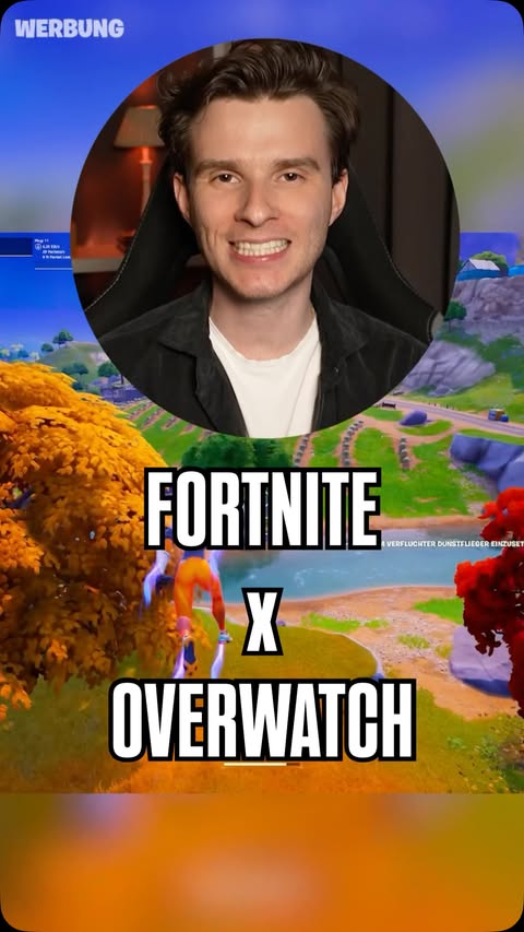 Instagram post by @alvi.vb for Fortnite. Caption reads: Anzeige | FORTNITE x OVERWATCH #epicpartner....