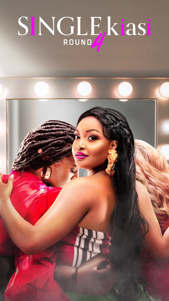 Instagram post by @mainamind for Showmax. Caption reads: Louder, bolder, and messier than ever #SingleKiasi....