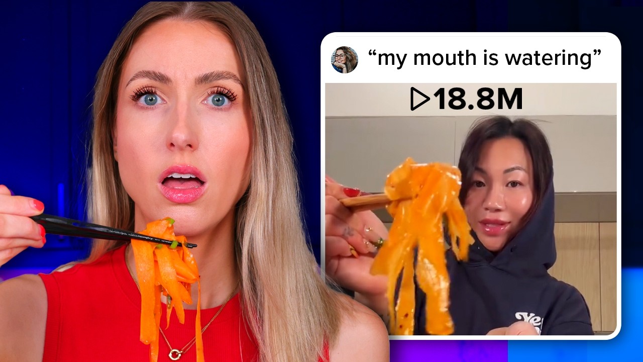 YouTube post by @RachhLovesLife for Taste of Home. Caption reads: Testing the MOST POPULAR SNACKS for SUMMER I Found....