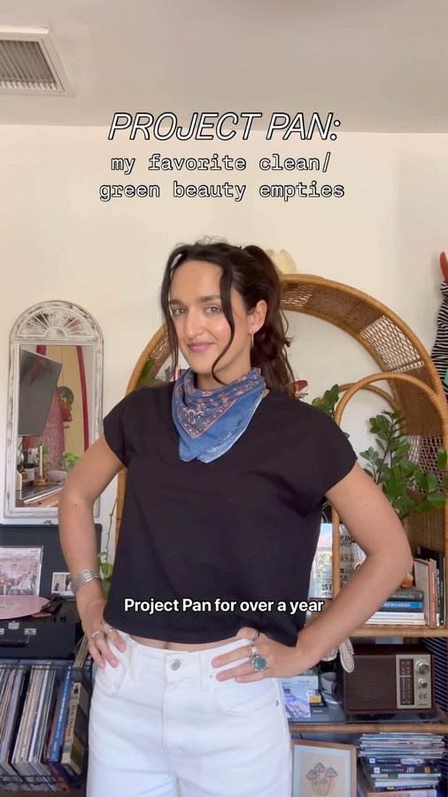 Instagram post by @brennankai for Ethique. Caption reads: [...] 🌿 @skyorganics.us Vitamin E Oil 🌿....