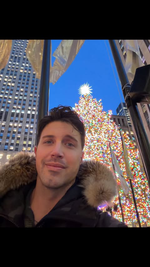 Instagram post by @tommydidario for Garden of Life. Caption reads: 20 years in NYC and Christmas is still as magical....