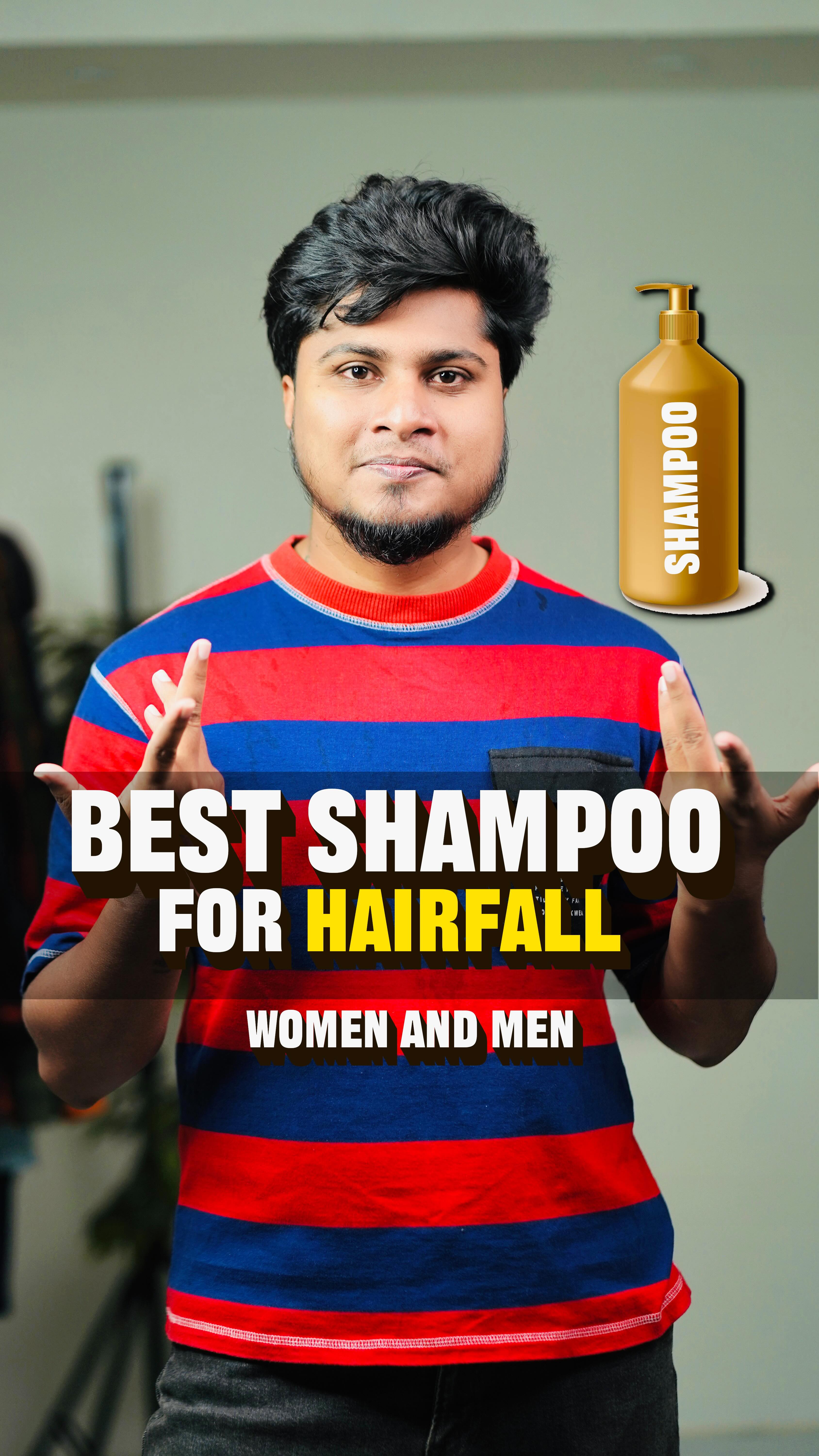 Instagram post by @saran_lifestyle for Mamaearth. Caption reads: Looking for a better shampoo for hair fall?....