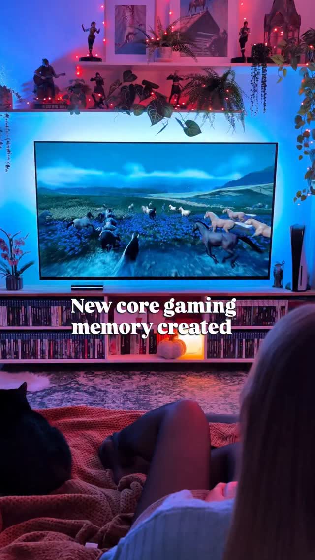 Instagram post by @syla_bye for PlayStation DACH. Caption reads: 🐺 Ghost of Yotei🌿🦊 🐦 
This game can never end....