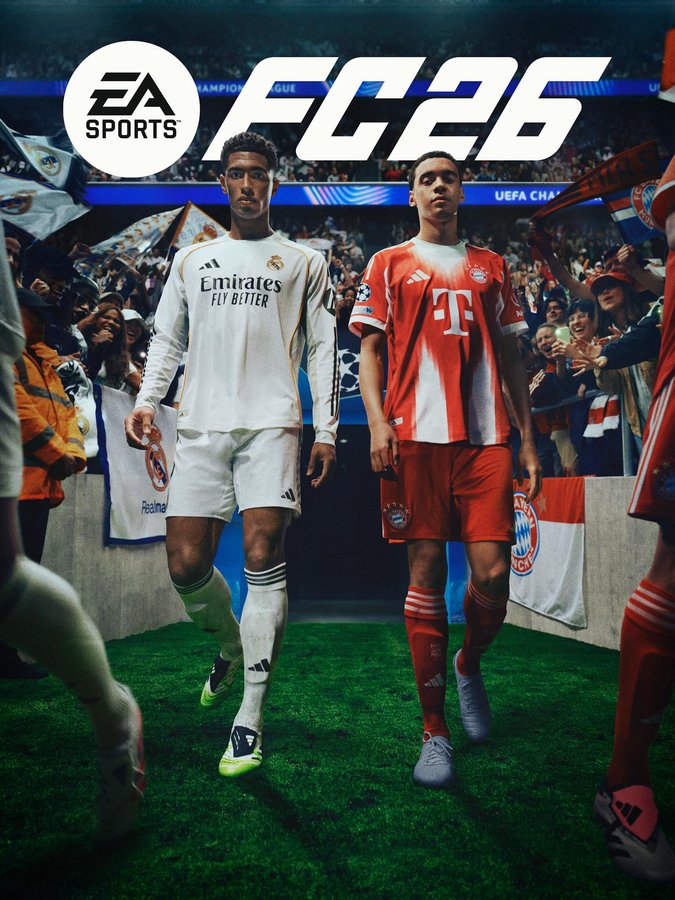 Instagram post by @judebellingham for Real Madrid C.F.. Caption reads: Roommates to Rivals to Cover Stars.....