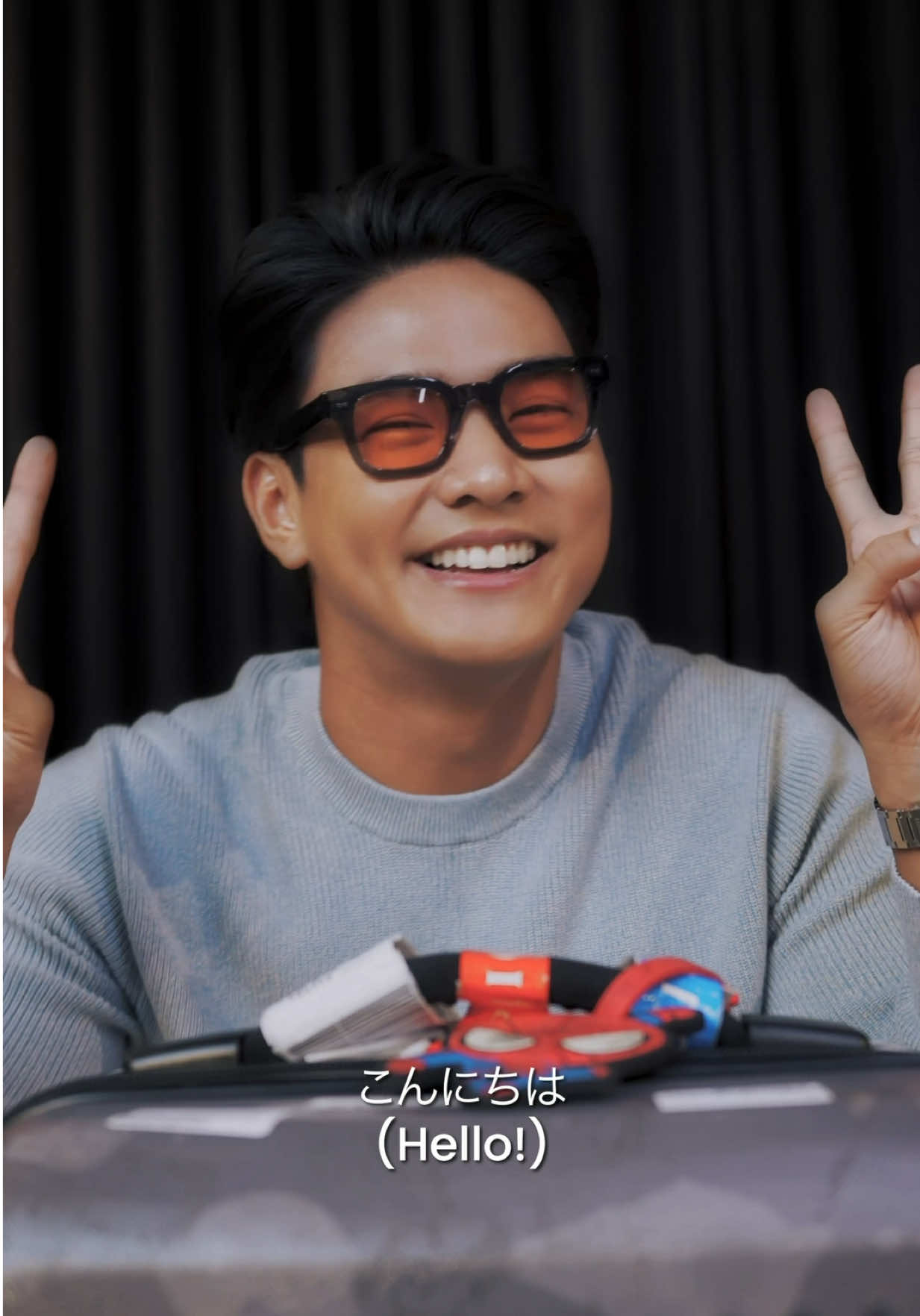 TikTok post by @michaelsager_ for Globe Telecom. Caption reads: [...]  ✈️ #GoRoam #GoForwardTogether @Globe....