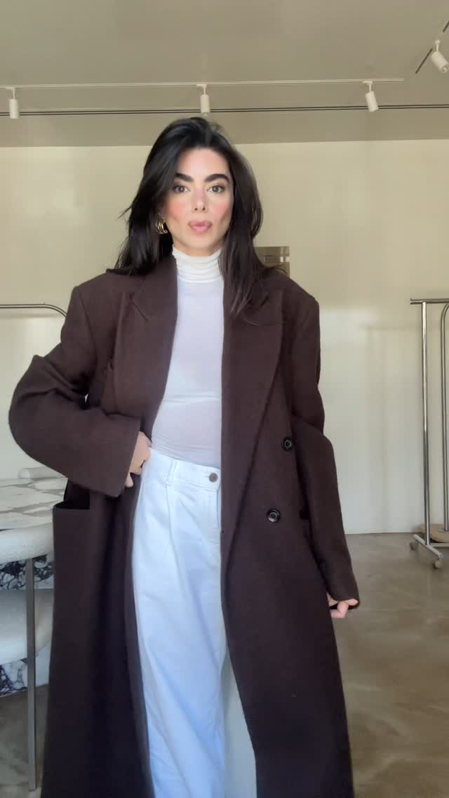 Instagram post by @selennergiz for Nanushka. Caption reads: Micheal is my fav😂

Coat @zara x @nanushka 
Shoes....