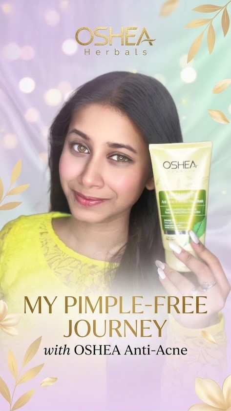 Instagram post by @dutta8862 for Oshea Herbals. Caption reads: Oshea herbals neem pure anti pimple facewash is....