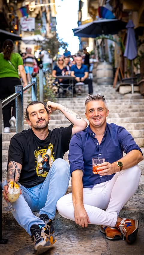 Instagram post by @gourounlian for VisitMalta. Caption reads: [...] places were your top spots for food?!....
