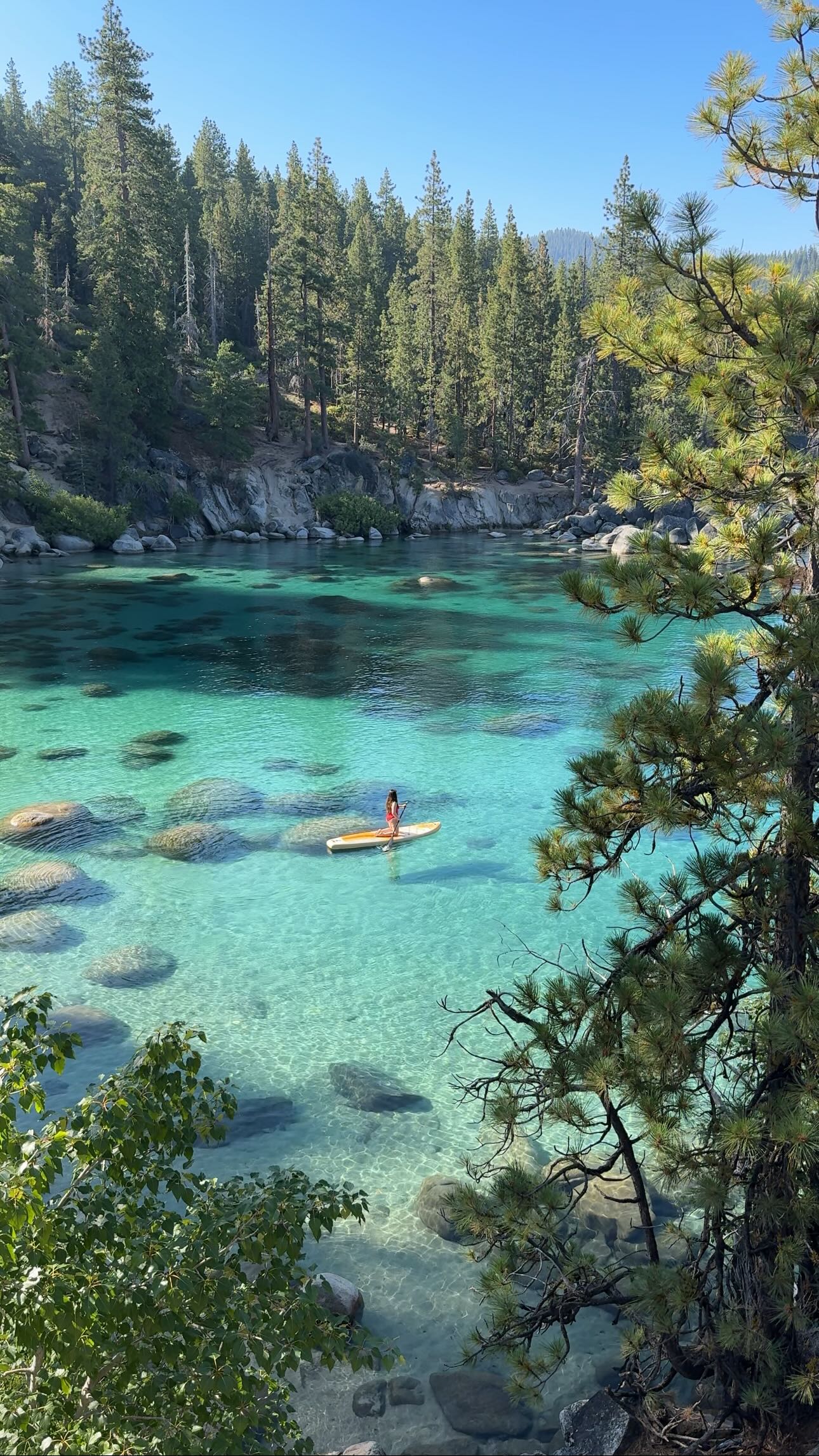 Instagram post by @madisonxtyler for Portal Outdoors. Caption reads: Can you believe this is in Nevada?!😍🌊

Lake....