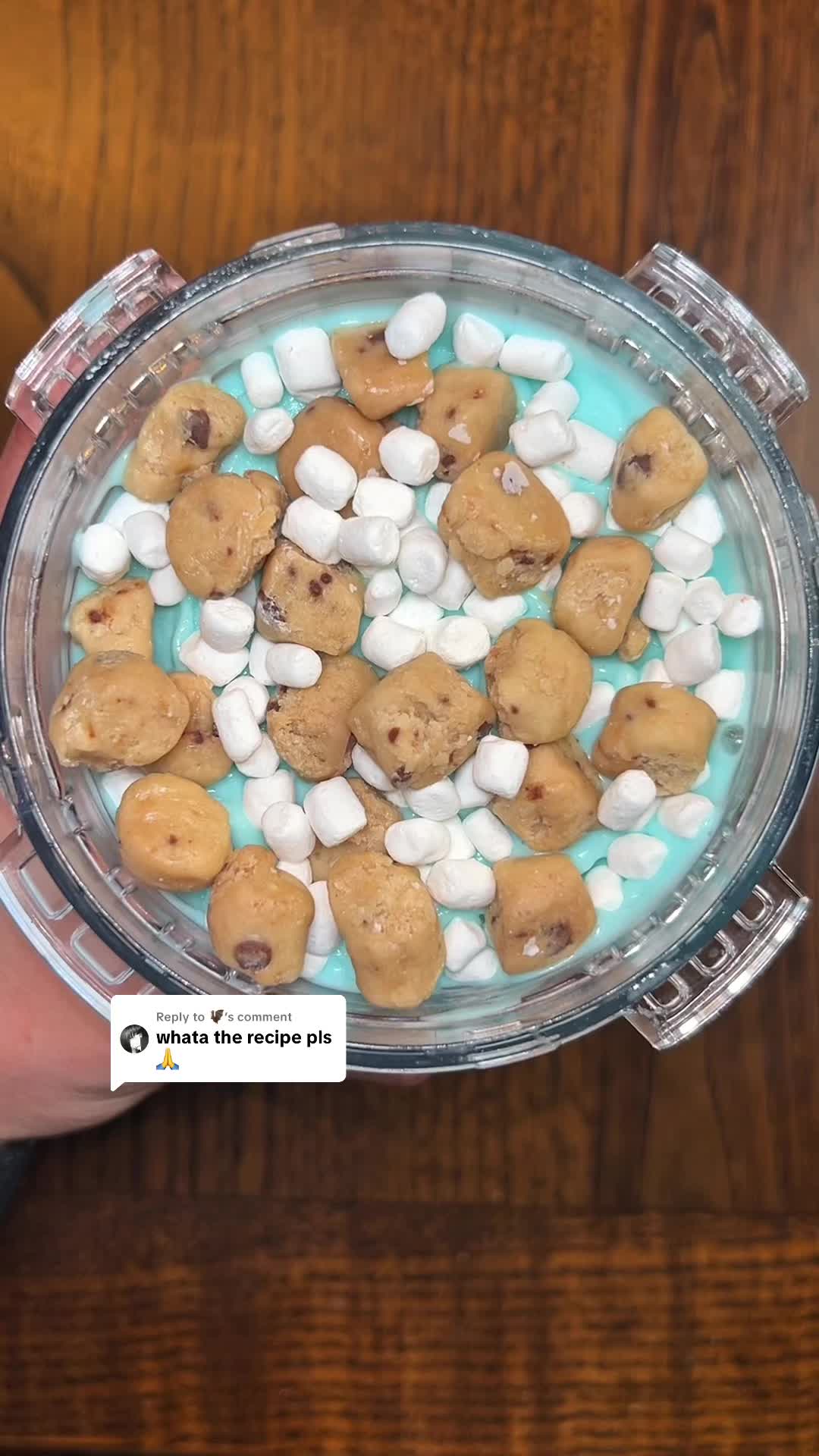 TikTok post by @fitnessproductfinder for Lakanto. Caption reads: [...] - 400g Fat Free High Protein Milk - 40g....