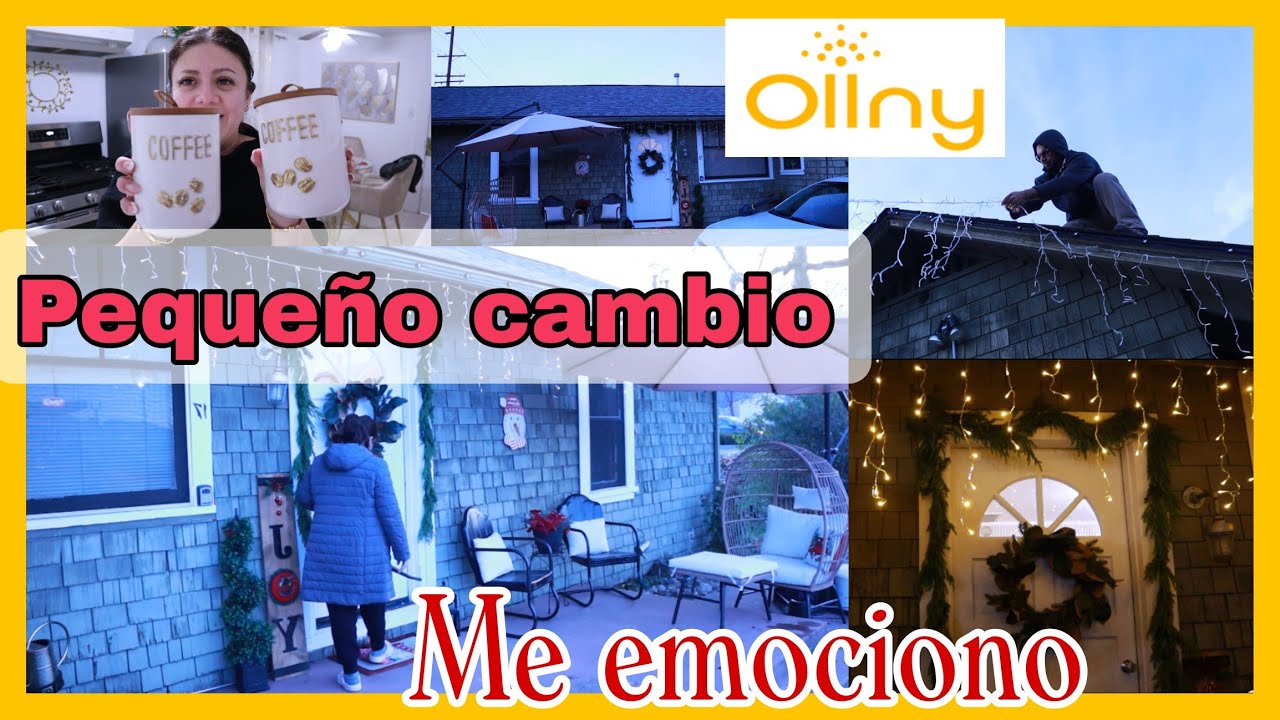 YouTube post by @lacruzvlogs2569 for Wayfair. Caption reads: Nuevo cambio en la casa/Miren que bonito se,que....