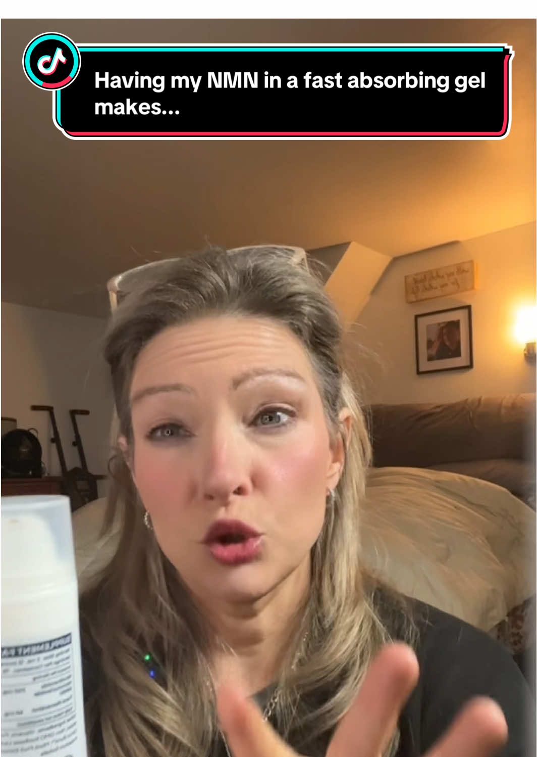 TikTok post by @triciaoneil2017 for Renue By Science. Caption reads: Day smother, more energy @RBS.RenueByScience....