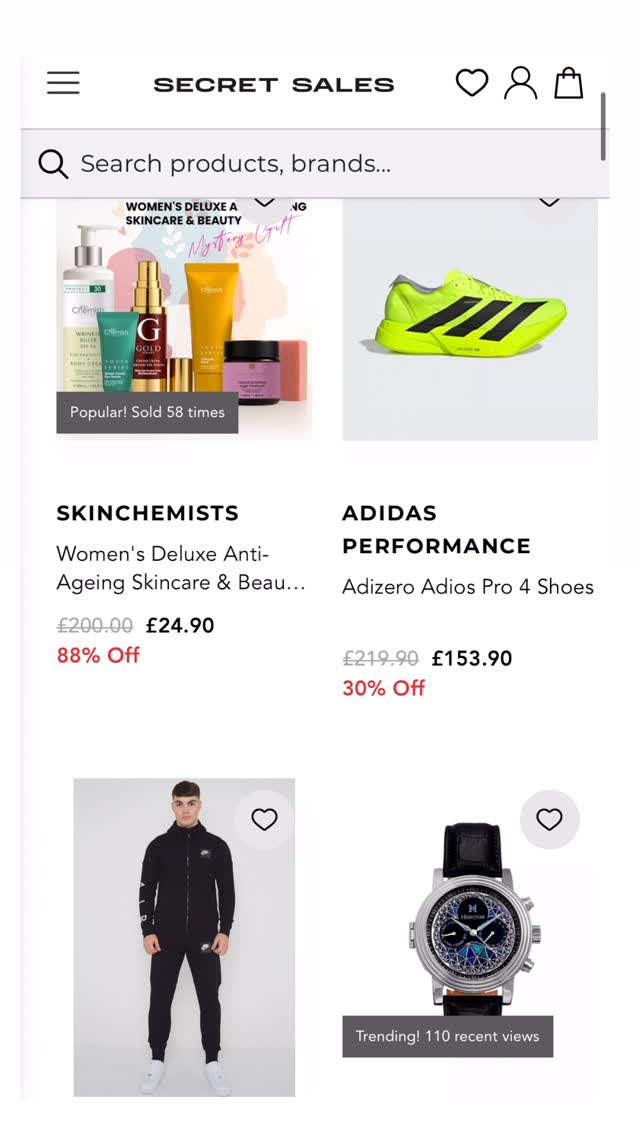 Instagram post by @cornish_mumx for Secret Sales. Caption reads: [...] everyone there’s something for all!....