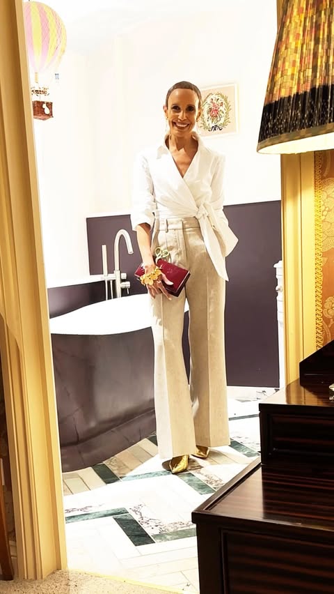 Instagram post by @theelegantstylist for FAIRFAX & FAVOR. Caption reads: A City Girl’s Countryside Escape If you followed....