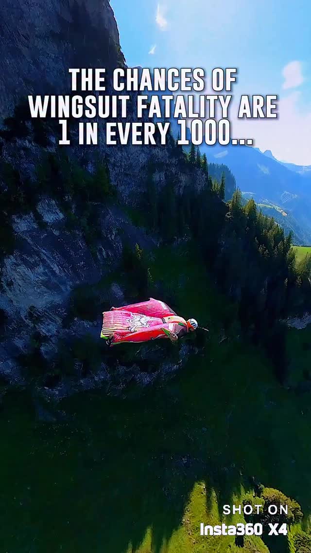 Instagram post by @captainmanicorn for AeroPress. Caption reads: They say wingsuit BASE jumping has a fatality rate....