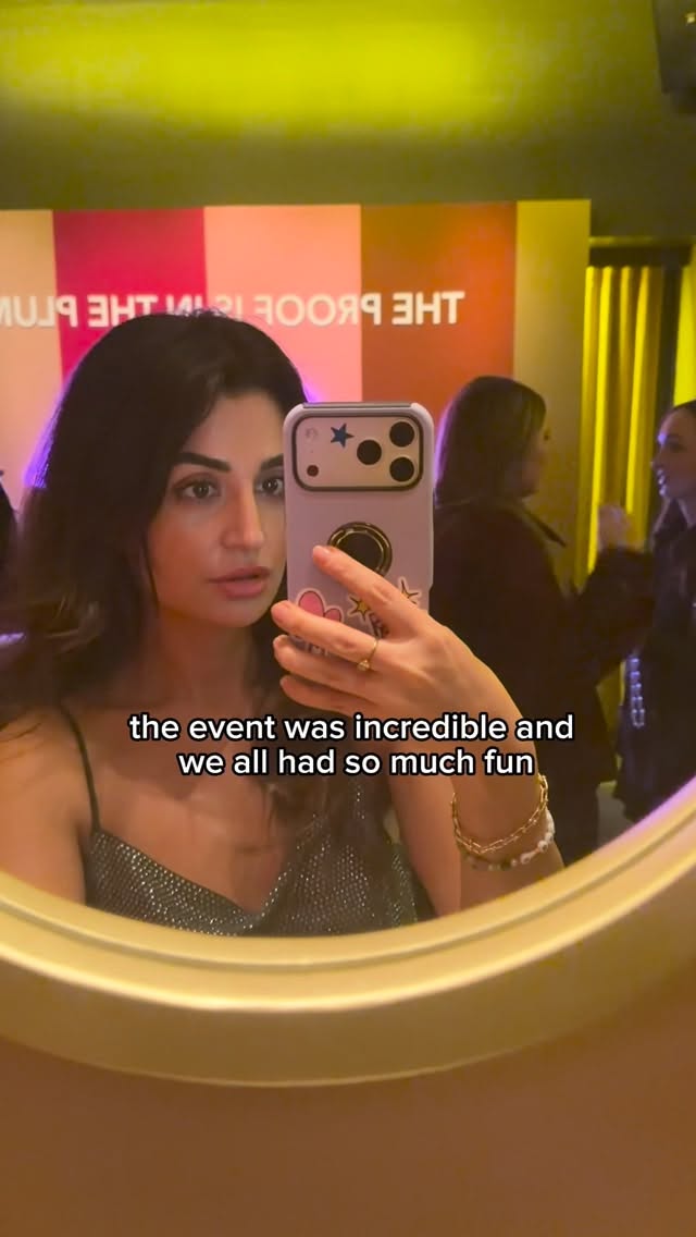 Instagram post by @doctorshireen for Dr Dennis Gross. Caption reads: Join me for a look inside the @drdennisgross event....