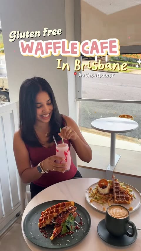 Instagram post by @rashi_exploringbrisbane for FCBA Community. Caption reads: @wahocafe_auchenflower is a must-visit, especially....