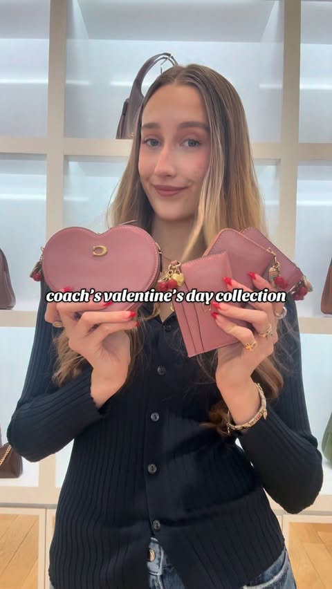 Instagram post by @katiemcev0y for Coach. Caption reads: #coachretailemployee #coachny go shop the link....