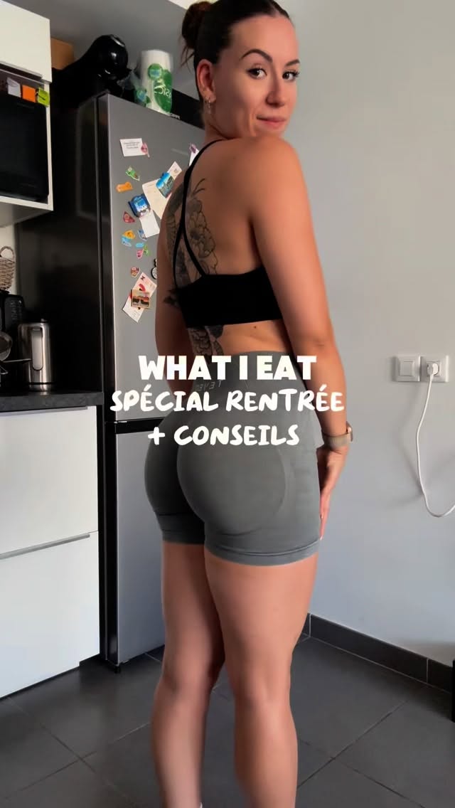 Instagram post by @chloefitnutrition for Braineffect. Caption reads: WHAT I EAT - spécial rentrée 
La rentrée c’est THE....