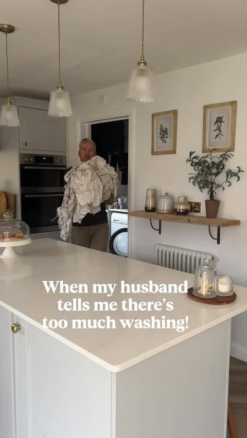 Instagram post by @home_across_the_swale for Vileda. Caption reads: [...] So naturally I upgraded us to the @viledauk....
