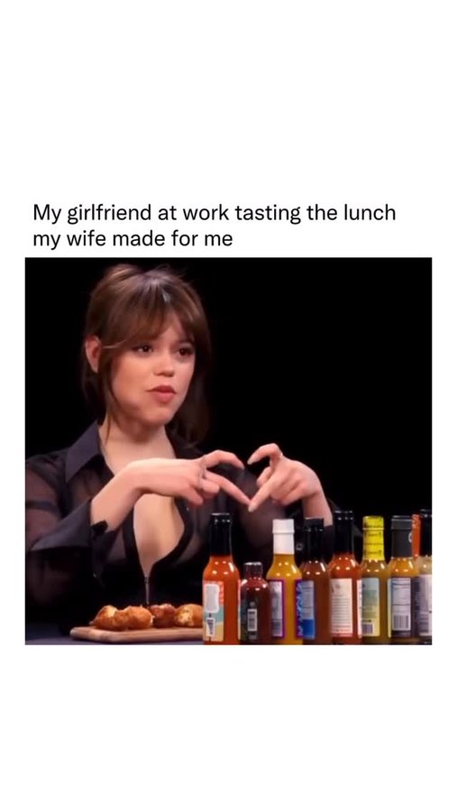 Instagram post by @bangerbuddy for First We Feast. Caption reads: As long as you don’t pass the compliments to the....