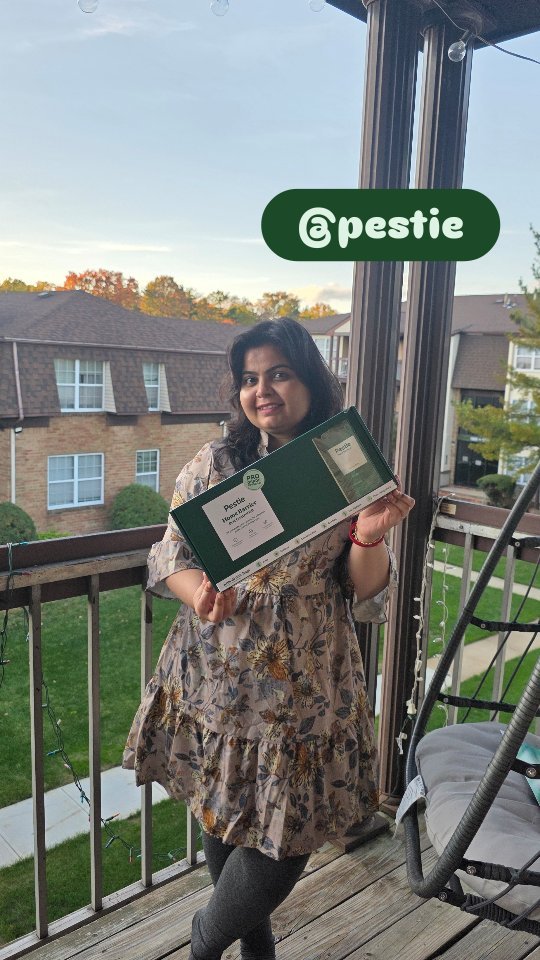 Instagram post by @beyourowndiva for Pestie. Caption reads: 🏡✨ Bye bugs, hello peace of mind! ✨🐜 I finally....