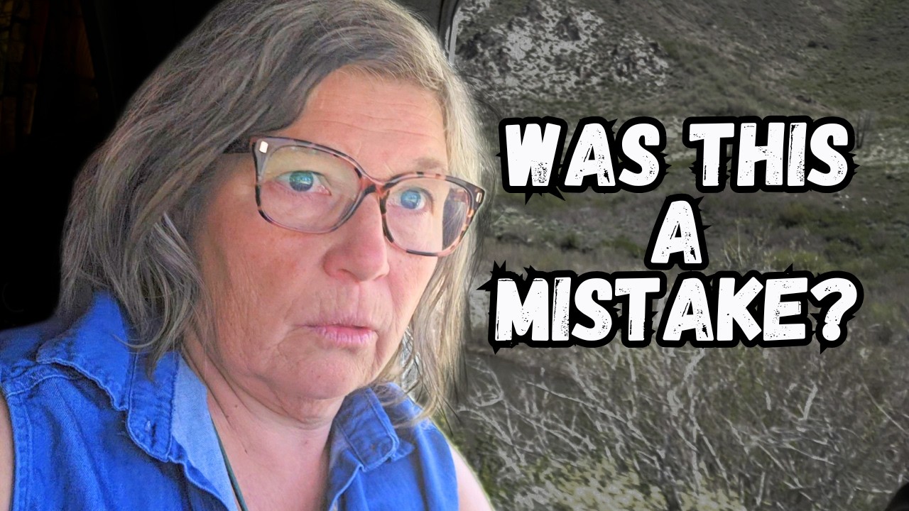 YouTube post by @CarolynsRVLife for Envato Elements. Caption reads: Steep and Windy with Cliffs- The Road I Should....