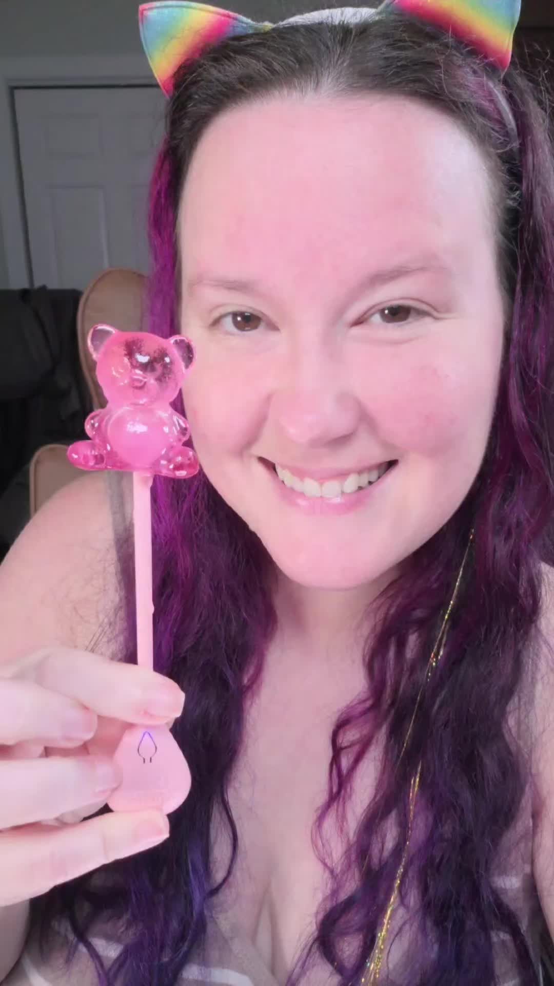 TikTok post by @kimackcreations for Happy Global Choice. Caption reads: Enjoy a tune & a sweet treat w/ @HAPPY GLOBAL....