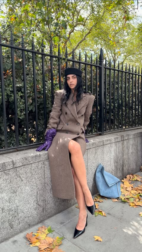 Instagram post by @nassia_ for & Other Stories. Caption reads: planning my AW26 wardrobe with @andotherstories....