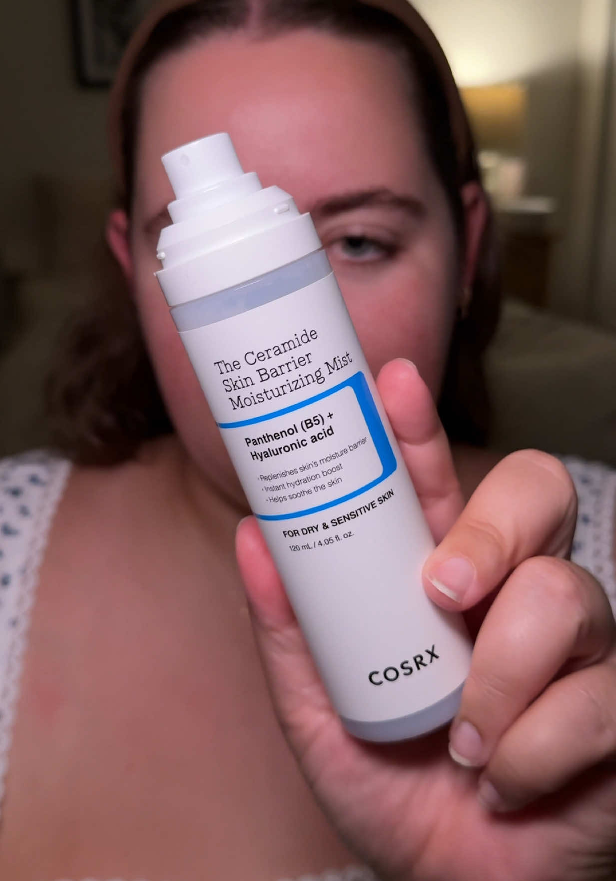 TikTok post by @beautywithtayy_ for COSRX. Caption reads: [...] gives the prettiest glow 🤍 @COSRX US #corsx....