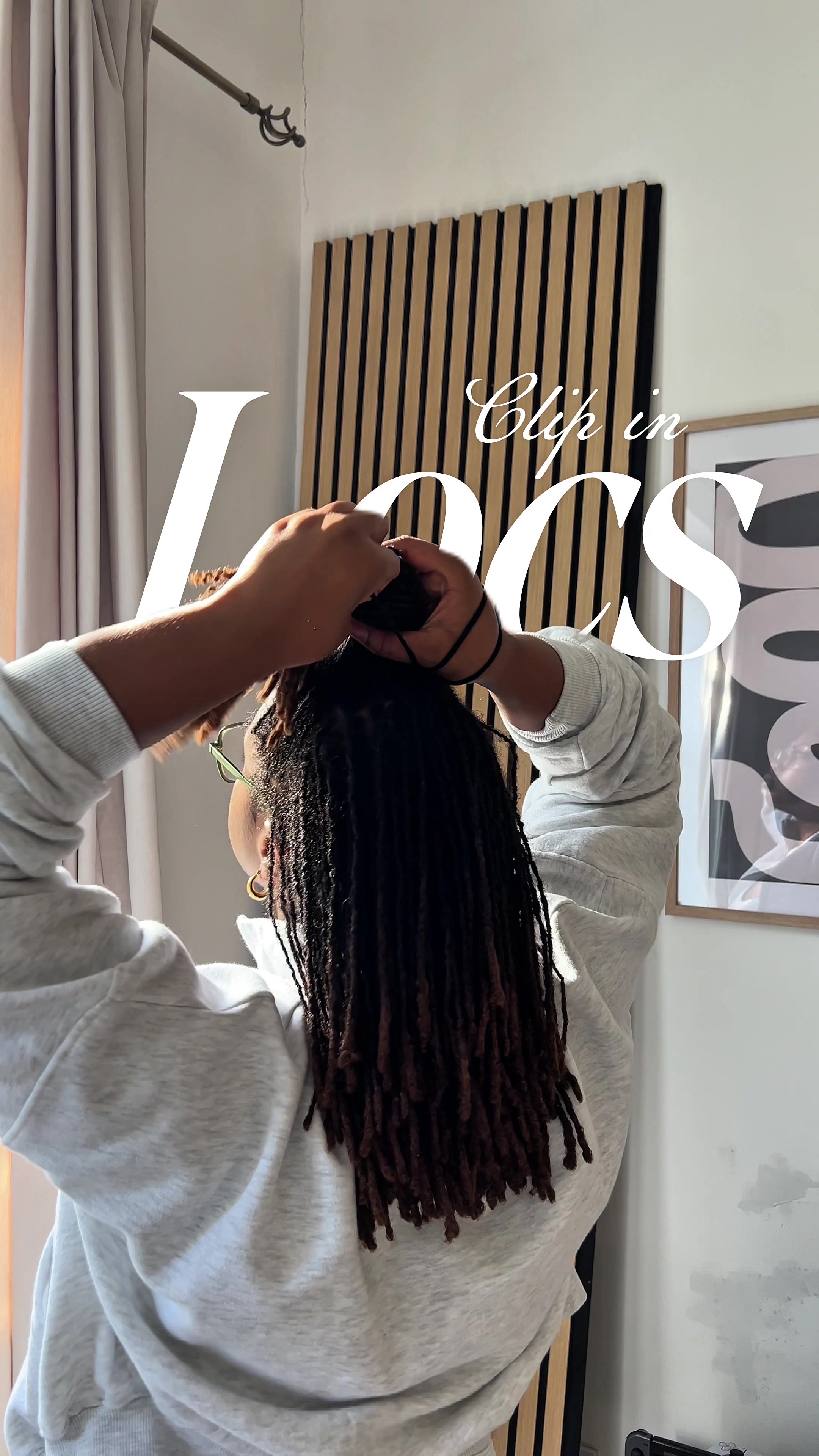 TikTok post by @yaayaa.k for Curlsqueen. Caption reads: #ad If you haven’t tried the new @curlsqueen loc....