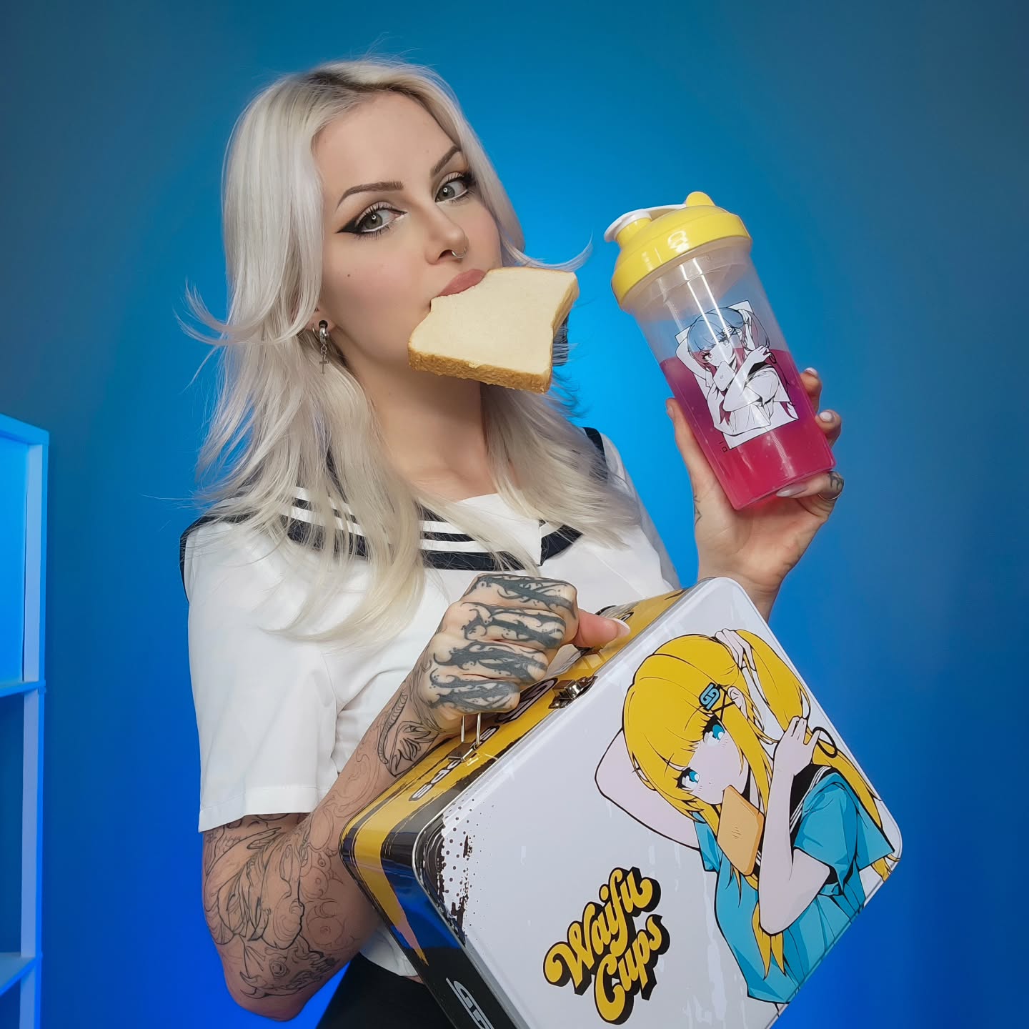 Instagram post by @kinpatsucosplay for Gamer Supps. Caption reads: [...] excited to announce that I am now a....