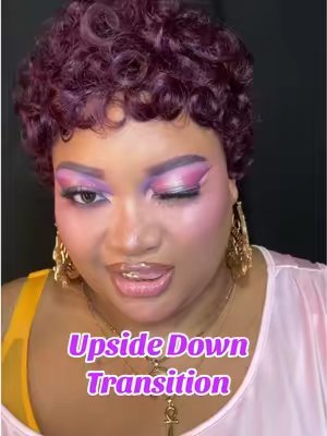 TikTok post by @__cammyyammy__ for Blend Bunny Cosmetics. Caption reads: Upside down Look IB: @Blend Bunny Cosmetics....